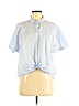 Universal Thread Blue Short Sleeve Button-Down Shirt Size M - photo 1
