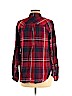 A New Day 100% Rayon Red Long Sleeve Button-Down Shirt Size M - photo 2