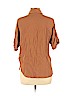 Carly Jean Tan Short Sleeve Blouse Size L - photo 2