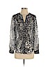 Banana Republic 100% Polyester Black Long Sleeve Blouse Size XS - photo 1