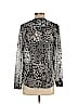 Banana Republic 100% Polyester Black Long Sleeve Blouse Size XS - photo 2