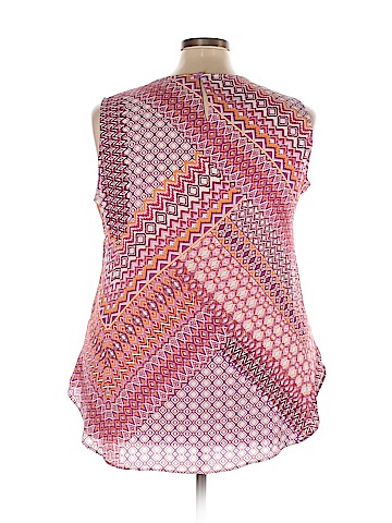 Rose & Olive Sleeveless Blouse (view 2)