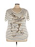 Style&Co Ivory Short Sleeve T-Shirt Size 3X - photo 1