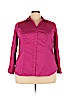 Lane Bryant Pink Long Sleeve Button-Down Shirt Size 22 - photo 1