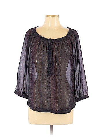American Eagle Outfitters 3/4 Sleeve Blouse (view 1)