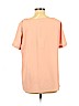 Adrienne Vittadini Orange Short Sleeve Blouse Size XL - photo 2