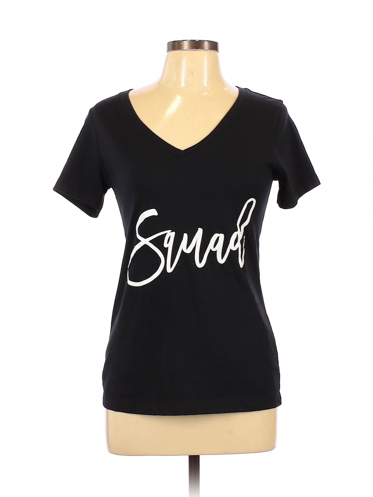 Assorted Brands Women Black Short Sleeve TShirt L eBay