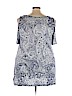 Artisan NY Blue Short Sleeve Top Size 3X - photo 2