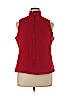 Coldwater Creek 100% Cotton Red Vest Size 1X - photo 1