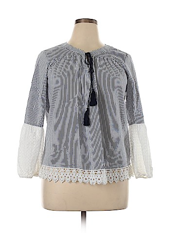 Buffalo by David Bitton 3/4 Sleeve Top (view 1)