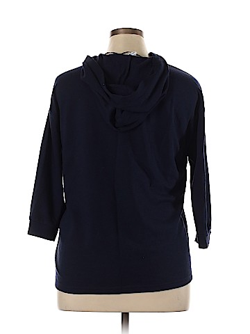 Cable Stitch Pullover Hoodie (view 2)