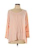Style&Co Pink Long Sleeve T-Shirt Size 1X - photo 1