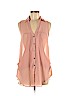 Forever 21 100% Polyester Pink Sleeveless Blouse Size M - photo 1