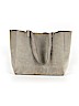 Banana Republic 100% Cow Leather Gray Leather Tote One size - photo 3