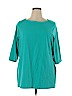 Jessica London Teal Short Sleeve T-Shirt Size 18 - photo 1