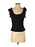 Calvin Klein 100% Silk Black Sleeveless Silk Top Size S - photo 1