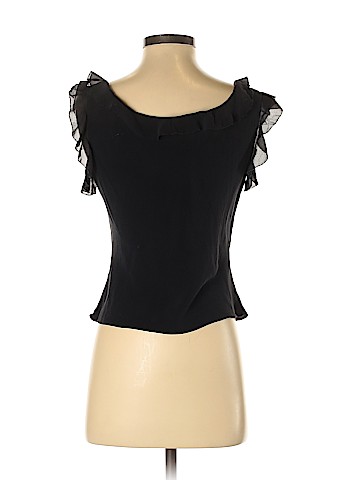Calvin Klein Sleeveless Silk Top (view 2)