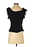 Calvin Klein 100% Silk Black Sleeveless Silk Top Size S - photo 2