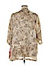 Ruby Rd. 100% Polyester Tan Kimono Size 1X - photo 2