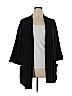 Rafaella 100% Cotton Black Cardigan Size 1X - photo 1
