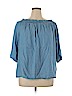 New Nexx York 100% Lyocell Blue 3/4 Sleeve Top Size XL - photo 1