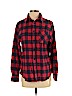 Old Navy 100% Cotton Red Long Sleeve Button-Down Shirt Size S - photo 1