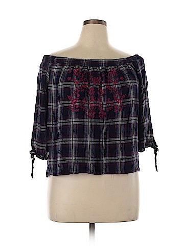 Blue Rain Long Sleeve Blouse (view 1)