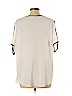 Vince Camuto 100% Polyester White Short Sleeve Blouse Size M - photo 2