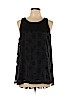 Vince Camuto 100% Polyester Black Sleeveless Blouse Size M - photo 1