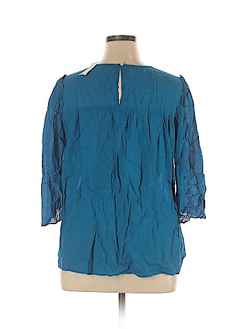 Ann Taylor LOFT 3/4 Sleeve Blouse (view 2)