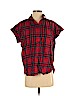 Madewell 100% Cotton Red Short Sleeve Button-Down Shirt Size XXS - photo 1