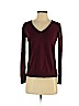 J. Crew Factory Store 100% Cotton Burgundy Pullover Sweater Size S - photo 1