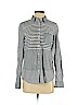 Merona 100% Cotton Gray Long Sleeve Button-Down Shirt Size S - photo 1