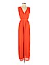 Belle Badgley Mischka 100% Polyester Orange Jumpsuit Size 8 - photo 1