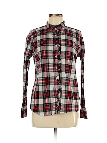 J. Crew Factory Store Long Sleeve Button-Down Shirt (view 1)