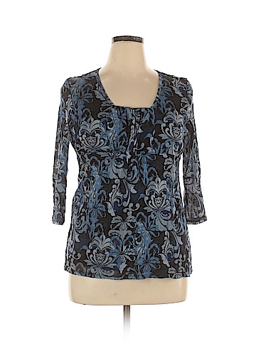 Axcess 3/4 Sleeve Blouse (view 1)