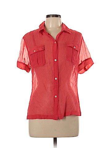 Banana Republic Short Sleeve Silk Top (view 1)