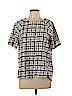 H&M White Short Sleeve Blouse Size 12 - photo 1