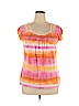 Liz Claiborne Orange Short Sleeve Top Size XL - photo 1