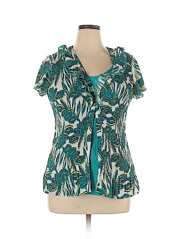 Laura Scott Short Sleeve Blouse (view 1)