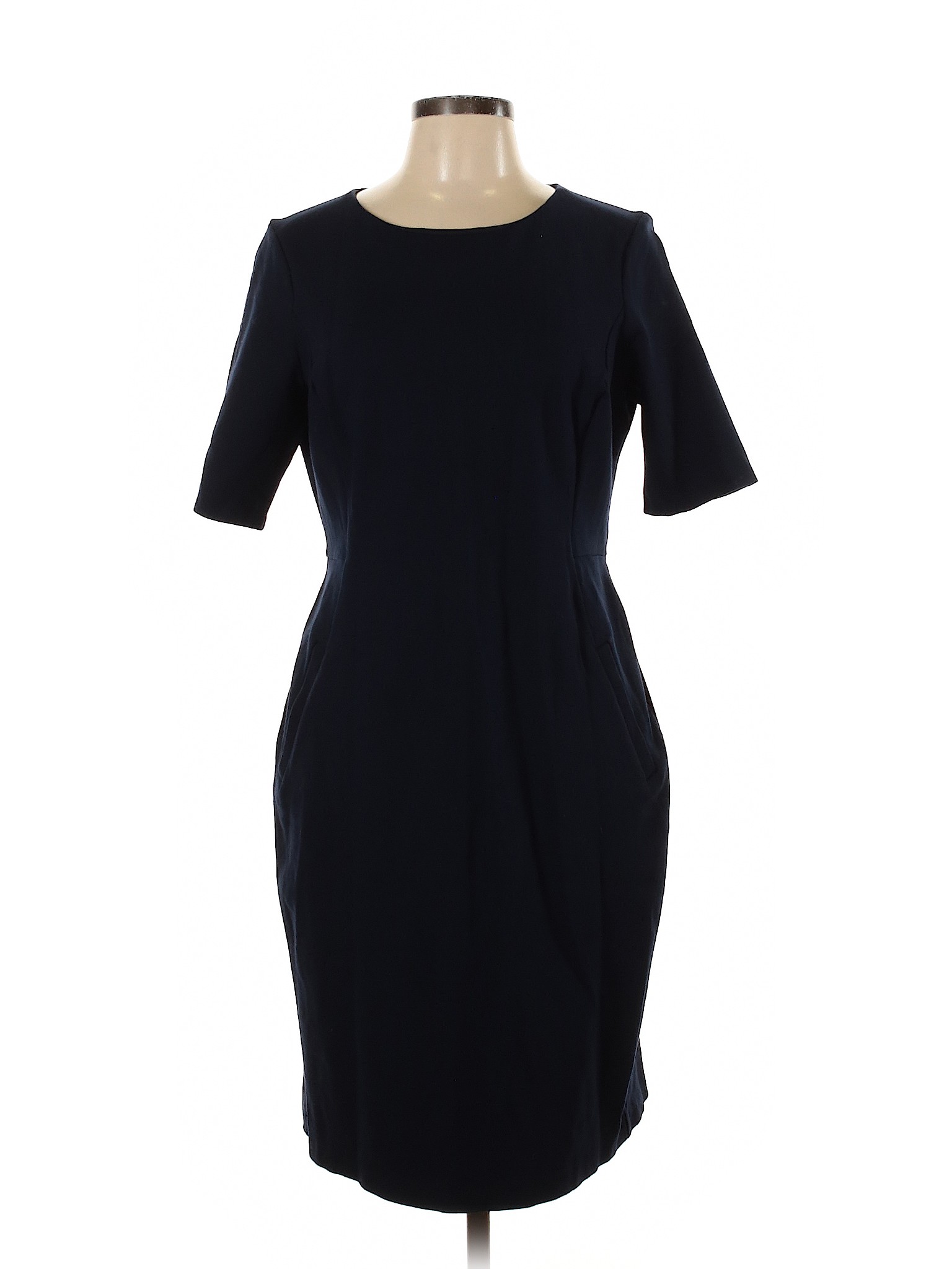 Lands' End Women Blue Casual Dress 12 | eBay