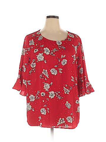 Skies Are Blue 3/4 Sleeve Blouse (view 1)