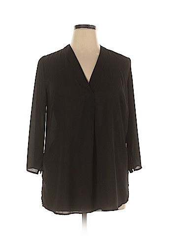 ELOQUII Long Sleeve Blouse (view 1)