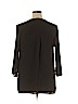 ELOQUII Black Long Sleeve Blouse Size 14 - photo 2