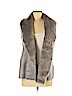 Lovestitch 100% Polyester Gray Faux Fur Vest Size M - photo 1