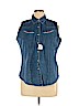 Assorted Brands 100% Cotton Blue Denim Vest Size XL - photo 1