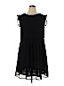 H&M 100% Polyester Black Casual Dress Size 14 - photo 1