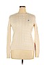 Polo by Ralph Lauren 100% Cotton Ivory Pullover Sweater Size L - photo 1