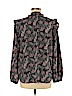 Ann Taylor LOFT 100% Rayon Black Long Sleeve Blouse Size M - photo 2
