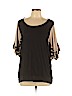 Araza Black Short Sleeve Top Size 1X - photo 1